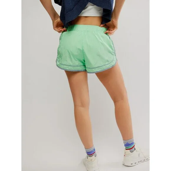 FP MOVEMENT Varsity Blues Shorts / Bright Jade Combo - Picture 7 of 9